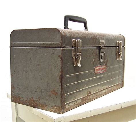 pictures of vintage craftsman metal tool boxes|old craftsman tool boxes.